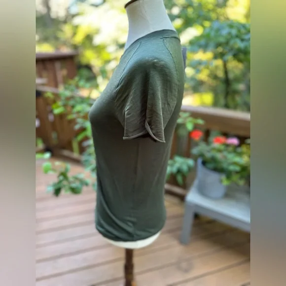 NWT Free People Hot Spring Green TShirt We the Free Large - Picture 5 of 6